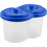 Double spill-proof paint cup K17-1142-02, blue Double spill-proof paint cup K17-1142-02, blue