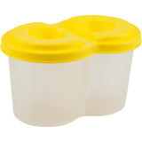 Double spill-proof paint cup K17-1142-08, yellow Double spill-proof paint cup K17-1142-08, yellow