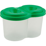 Double spill-proof paint cup K17-1142-04, green Double spill-proof paint cup K17-1142-04, green