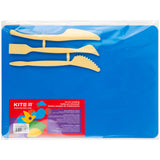 Modeling set Kite K17-1140-02, baseplate and 3 different modeling tools, blue Modeling set Kite K17-1140-02, baseplate and 3 different modeling tools, blue