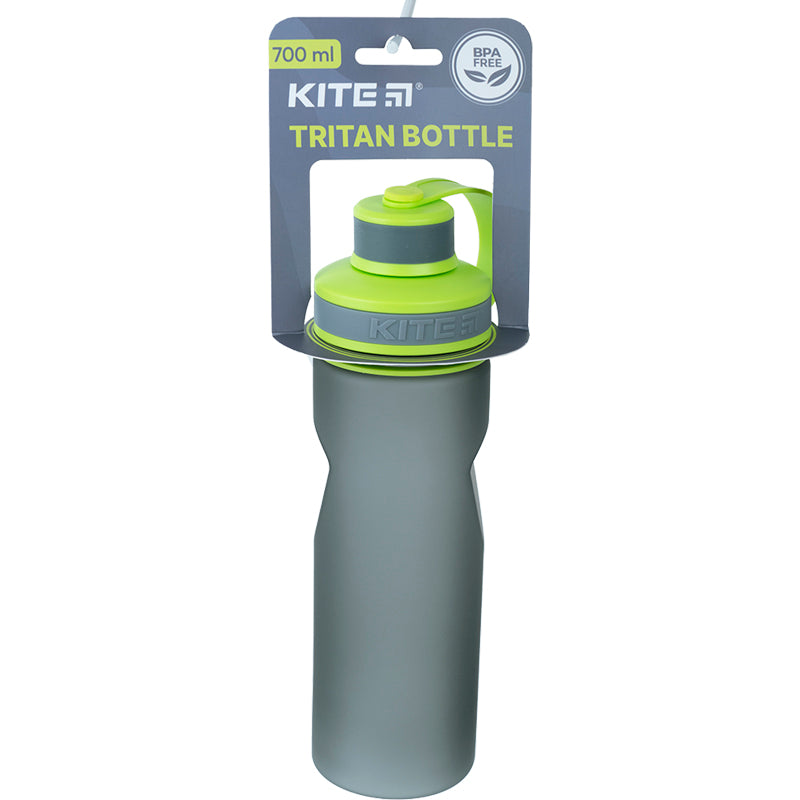 Water bottle Kite K21-398-02, 700 ml, grey-green