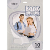 Self-adhesive book covers Kite K20-306, 50*36 cm, 10 pcs., transparent Self-adhesive book covers Kite K20-306, 50*36 cm, 10 pcs., transparent