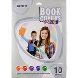 Self-adhesive book covers Kite K20-308, 50*36 cm, 10 pcs., assorted colors Self-adhesive book covers Kite K20-308, 50*36 cm, 10 pcs., assorted colors