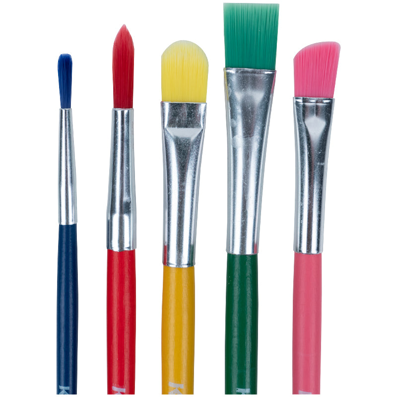 Synthetic Paint Brushes Set Kite K21-333, (3, 5, 8, 9, 10)