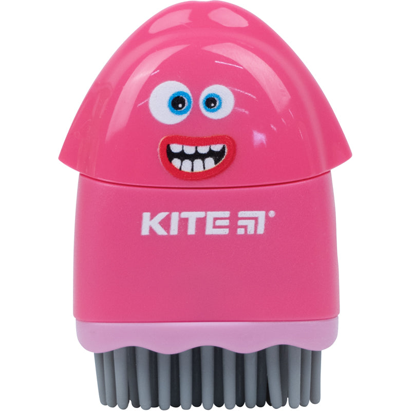 Точилка з контейнером та гумкою Kite Faces K21-365, асорті