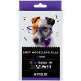 Wax-based modeling clay Kite Dogs K22-086, 12 colors, 200 g Wax-based modeling clay Kite Dogs K22-086, 12 colors, 200 g