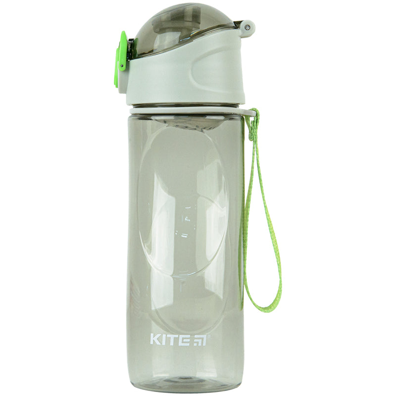 Water bottle Kite K22-400-04, 530 ml, grey-green