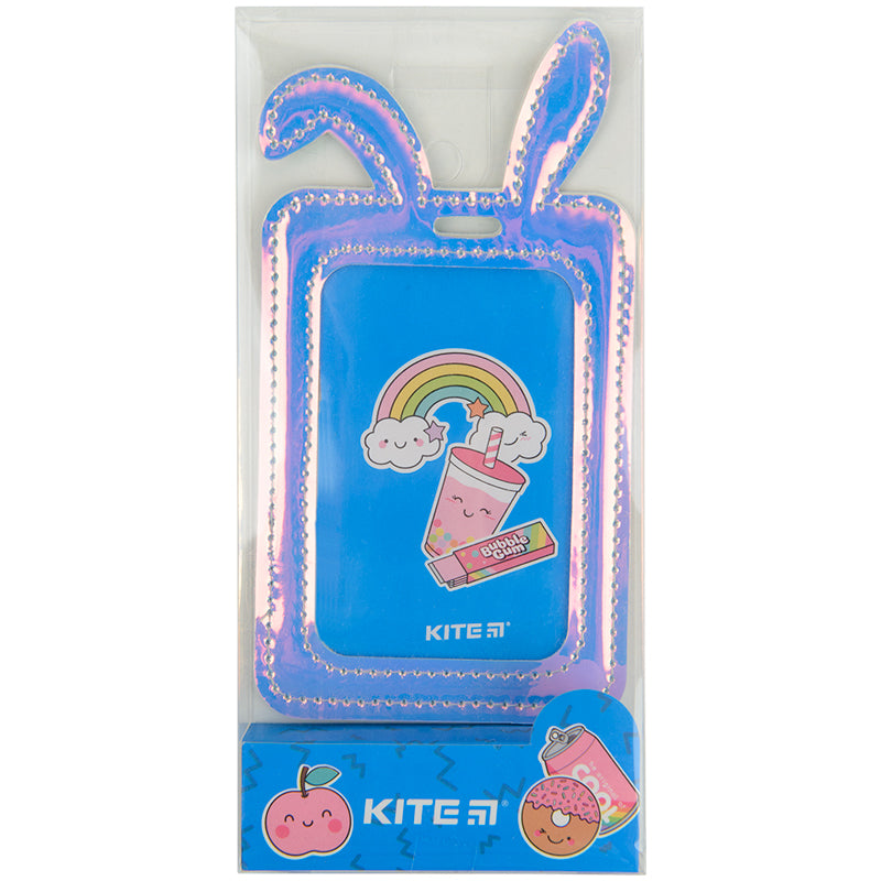 Бейдж Kite Bunny K22-449-01, з голографічним ефектом, фіолетовий