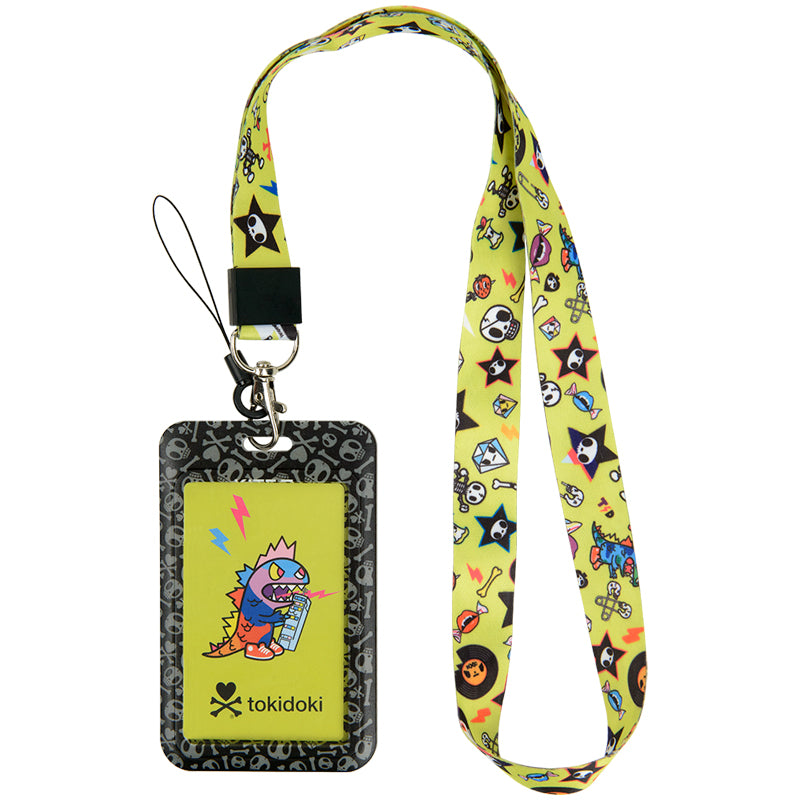 Name badge Kite tokidoki TK22-450-1, slide-to-open, with accessories, black