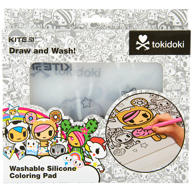 Washable silicone coloring pad Kite tokidoki TK22-424