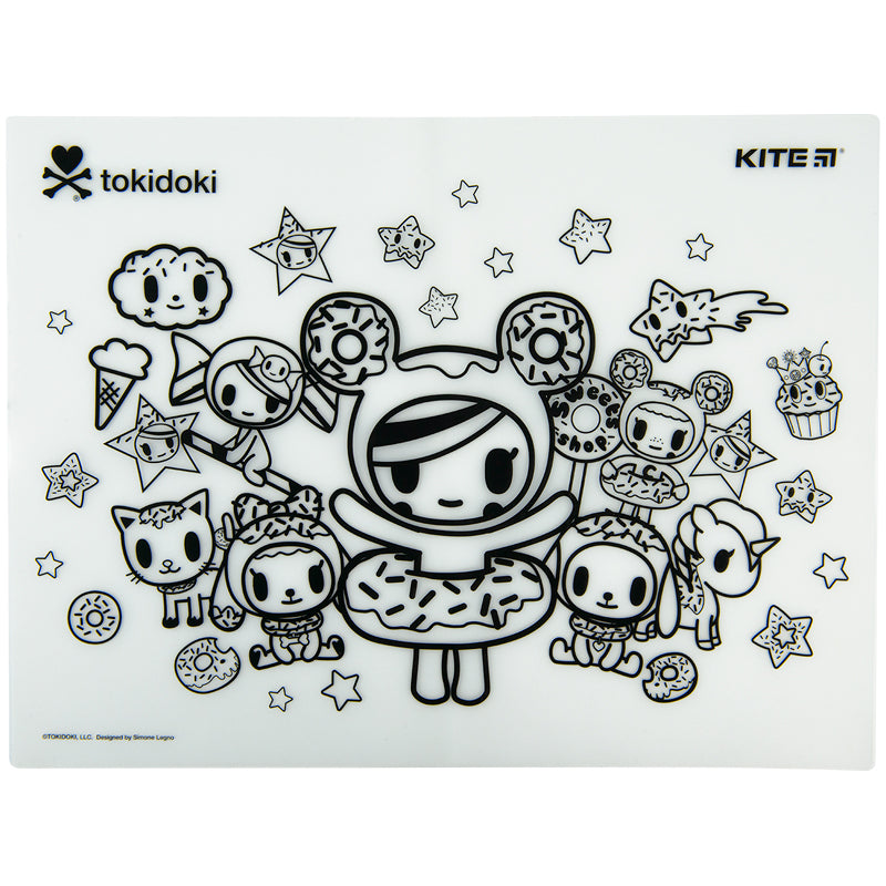 Washable silicone coloring pad Kite tokidoki TK22-424