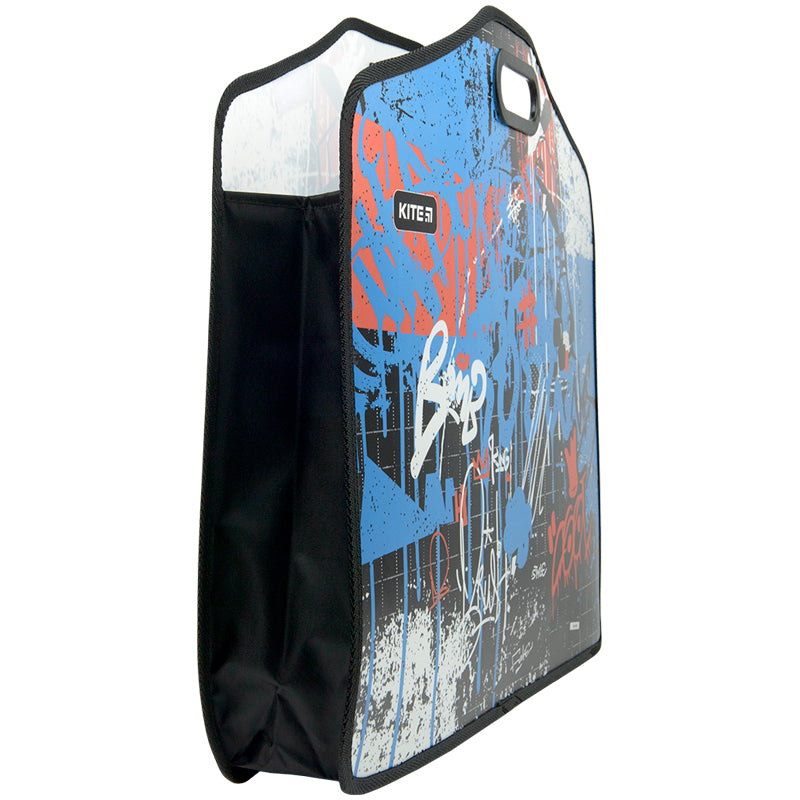 Briefcase with velcro Kite Street Style K22-208-02, 1 compartment, A3+