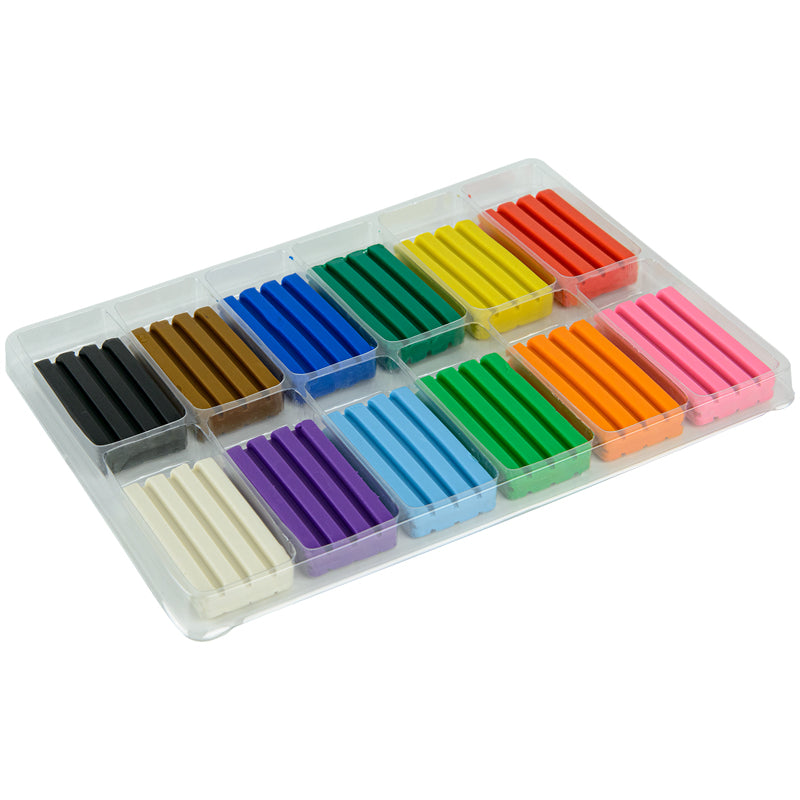 Wax-based modeling clay Kite Fantasy K22-1086-2, 12 colors, 240 g