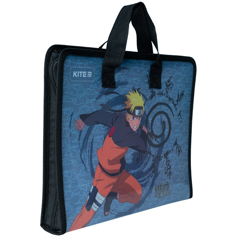 Папка-портфель на блискавці Kite Naruto NR23-202, 1 відділення, A4