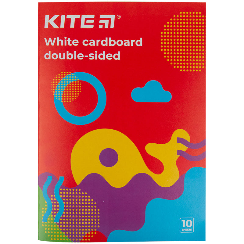 White cardboard Kite Fantasy K22-254-2 (10 sheets), А4