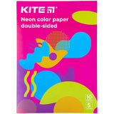 Color neon paper Kite Fantasy K22-252-2, A4, 10 sheets/5 colors Color neon paper Kite Fantasy K22-252-2, A4, 10 sheets/5 colors