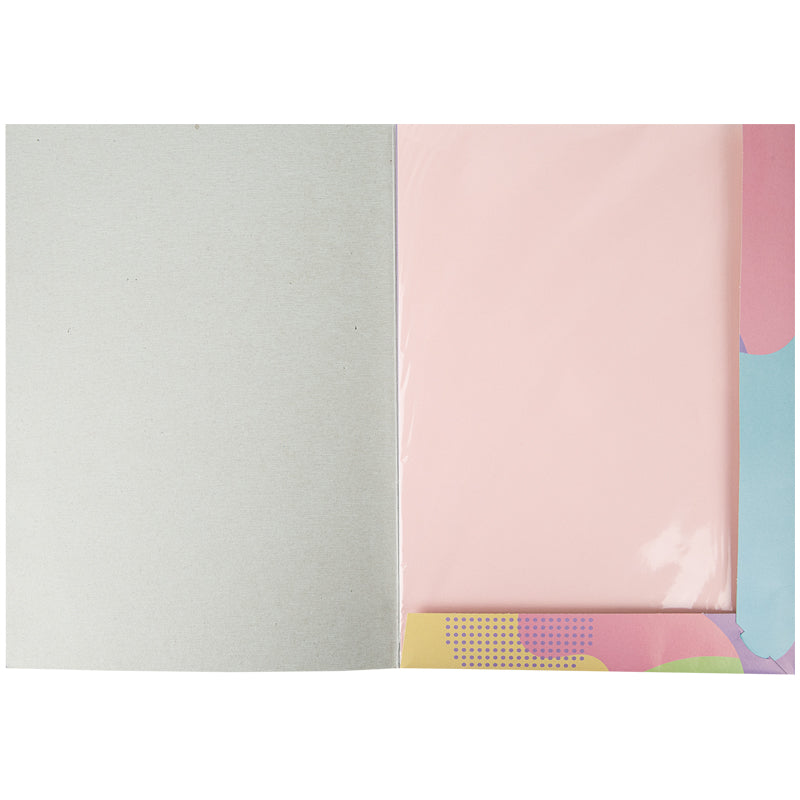 Color paper double-sided Kite Fantasy K22-427 (14 sheets/7 pastel colors), А4