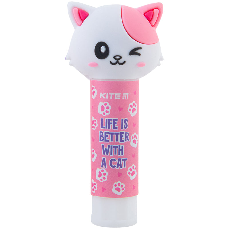 Glue stick PVP Kite K23-131, with figured cap, 8 g