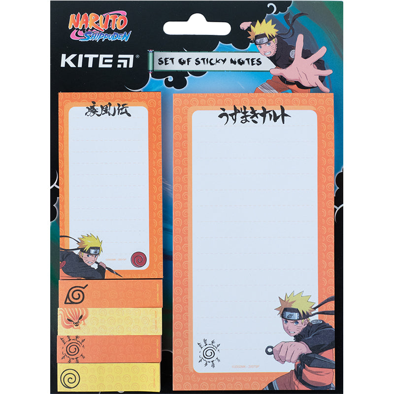 Блок паперу з клейким шаром Kite Naruto NR23-299-1, набір