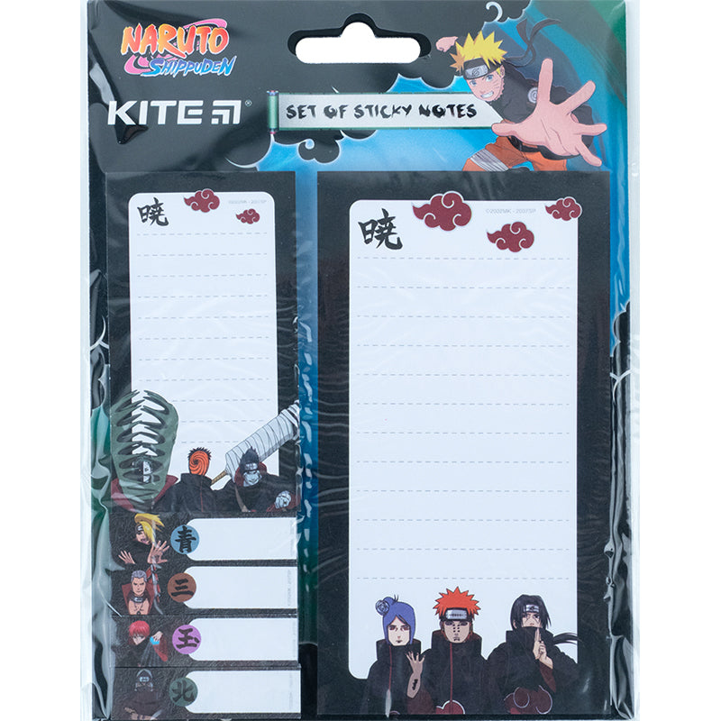 Sticky notes Kite Naruto NR23-299-2, set