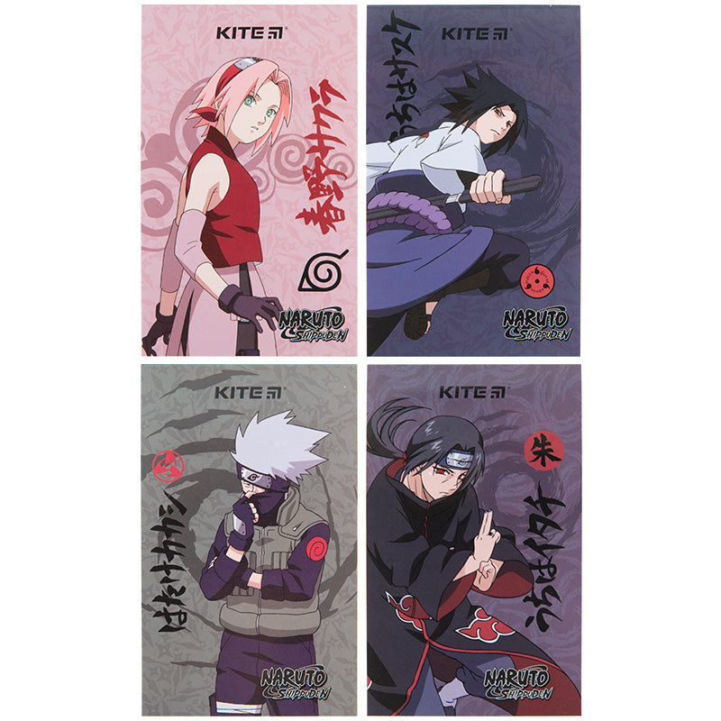 Блокнот-планшет Kite Naruto NR23-195, A6, 50 аркушів, нелінований