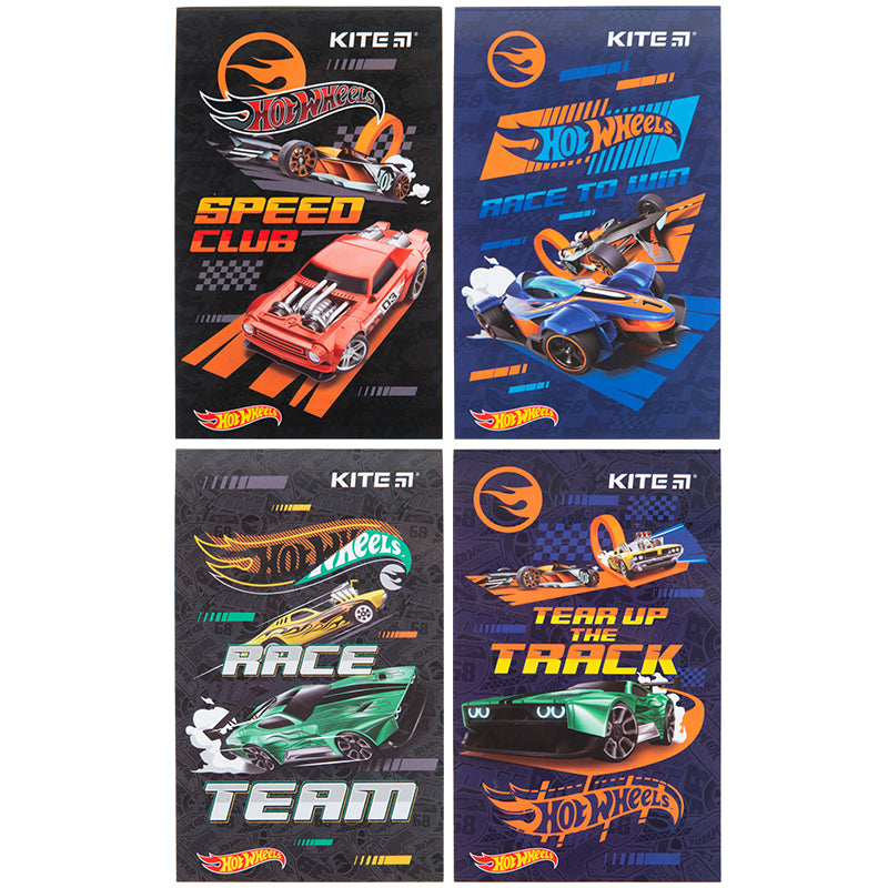 Блокнот-планшет Kite Hot Wheels HW23-195, A6, 50 аркушів, нелінований