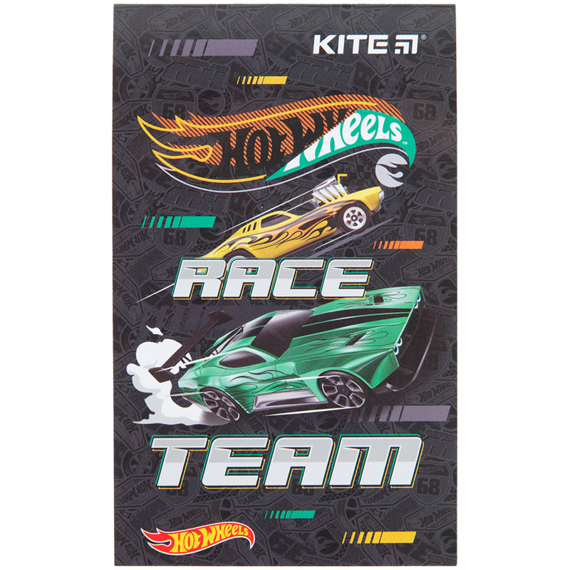Блокнот-планшет Kite Hot Wheels HW23-195, A6, 50 аркушів, нелінований