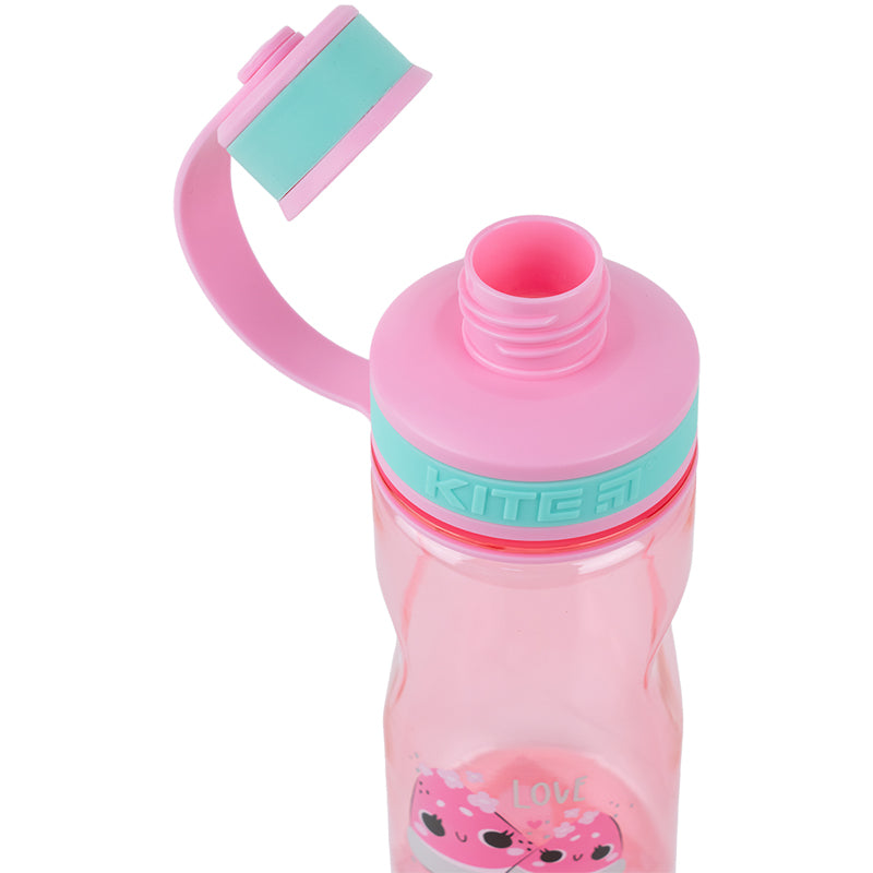 Water bottle Kite Love K23-397-1, 500 ml, pink