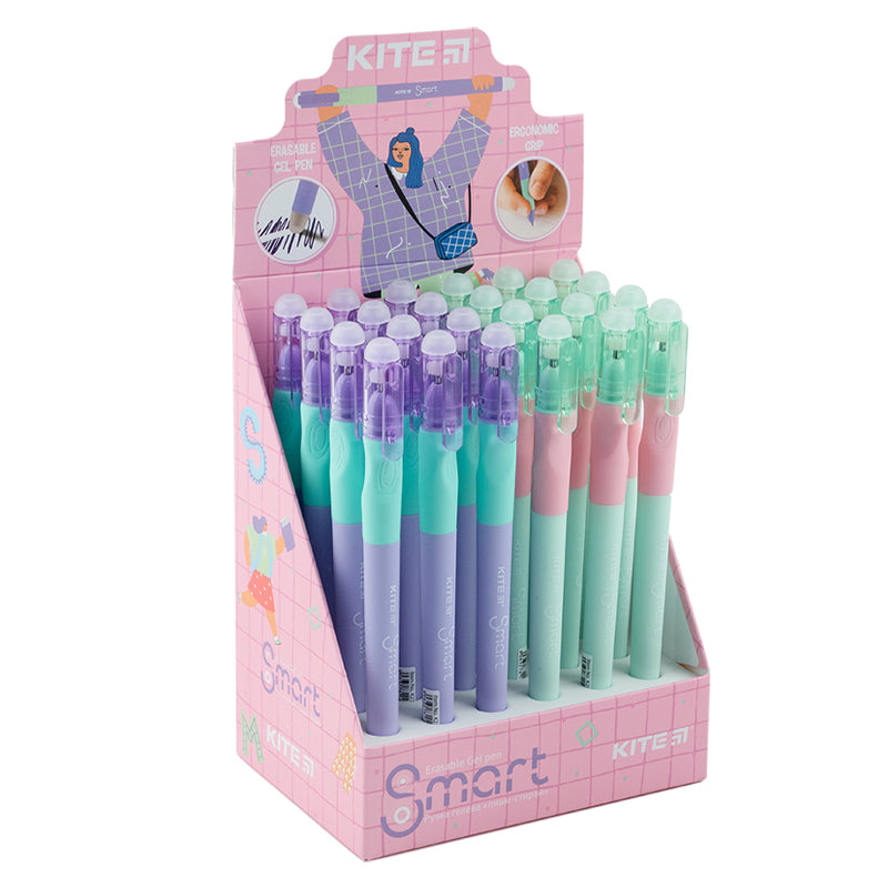 Gel pen "write-erase" Kite Smart K23-098-2, blue