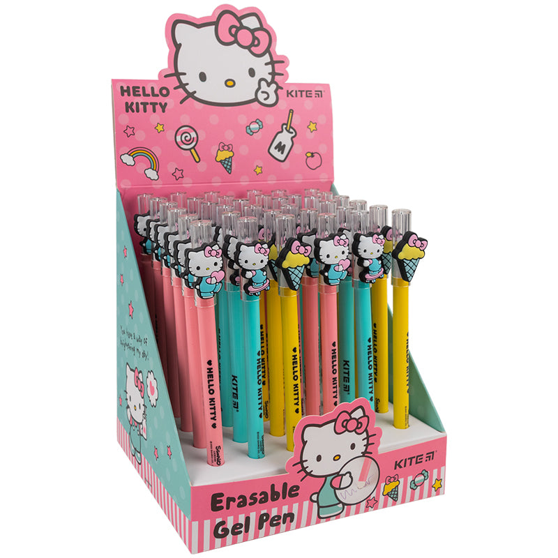 Gel pen "write-erase" Kite Hello Kitty HK23-352, blue