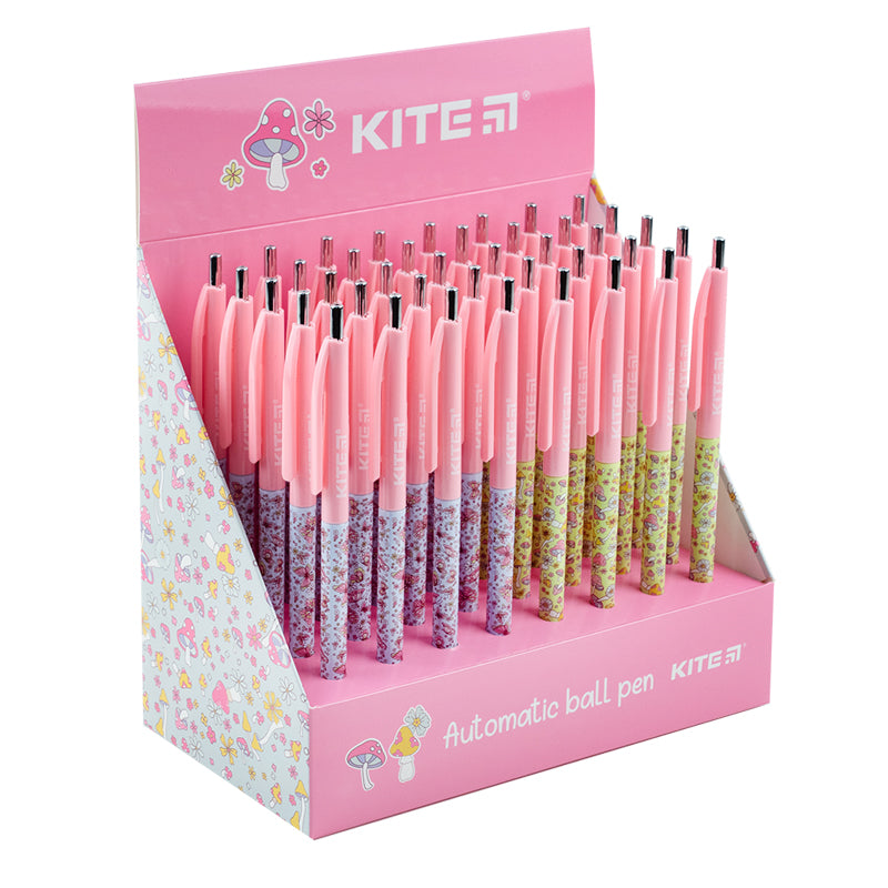 Ballpoint pen Kite Cute Nature K23-361-1, retractable, blue