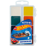 Watercolor paints Kite Hot Wheels HW23-065, 8 colors Watercolor paints Kite Hot Wheels HW23-065, 8 colors