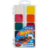 Watercolor paints Kite Hot Wheels HW23-060, 10 colors Watercolor paints Kite Hot Wheels HW23-060, 10 colors