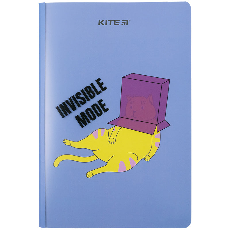 Блокнот Kite Invisible mood K23-460-3, А5+, 40 аркушів, клітинка