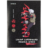 Color cardboard double-sided Kite Naruto NR23-255, А4, 10 sheets/10 colors Color cardboard double-sided Kite Naruto NR23-255, А4, 10 sheets/10 colors