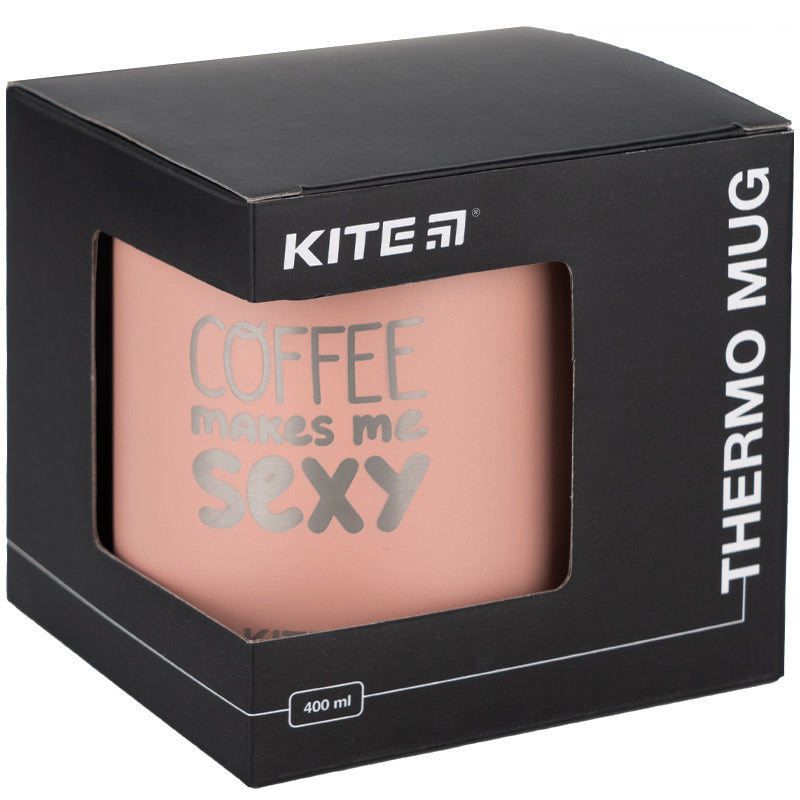 Thermomug Kite Cute but phycho K22-379-03-1, 400 ml, powder