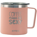 Thermomug Kite Coffee makes me sexy K22-379-03-2, 400 ml, powder Thermomug Kite Coffee makes me sexy K22-379-03-2, 400 ml, powder
