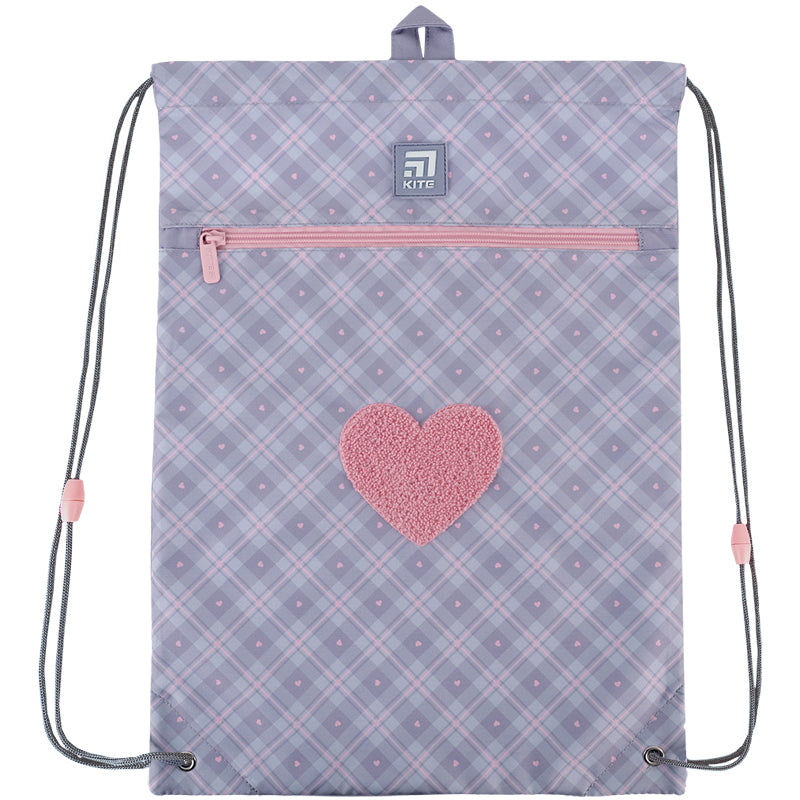 Shoe bag Kite Fluffy Heart K24-601M-23