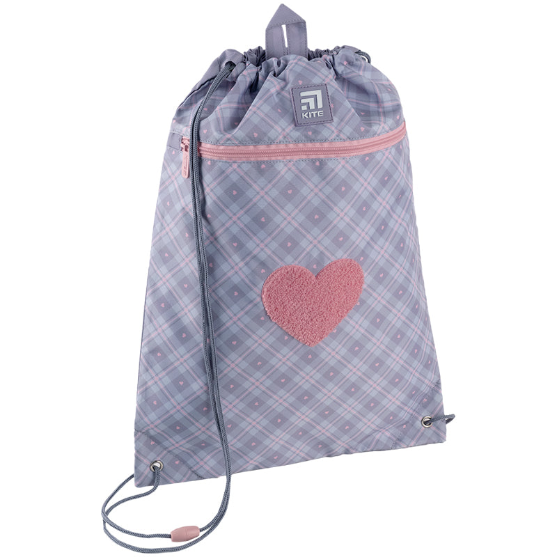 Shoe bag Kite Fluffy Heart K24-601M-23