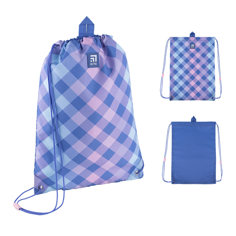Shoe bag Kite Purple Chequer K24-600M-3