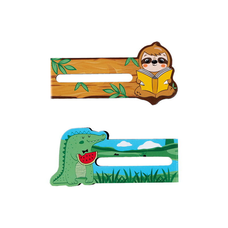 Set of magnetic bookmarks-idexes Kite Smart Animals K24-496-4
