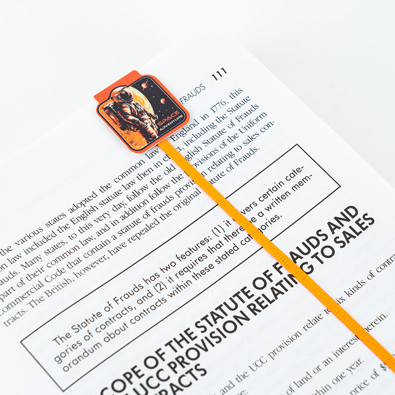 Set of magnetic bookmarks with ribbon Kite Space K24-497