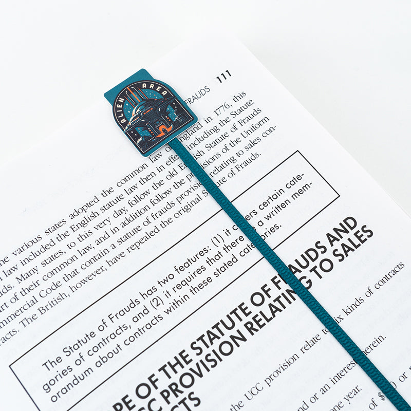 Set of magnetic bookmarks with ribbon Kite Space K24-497