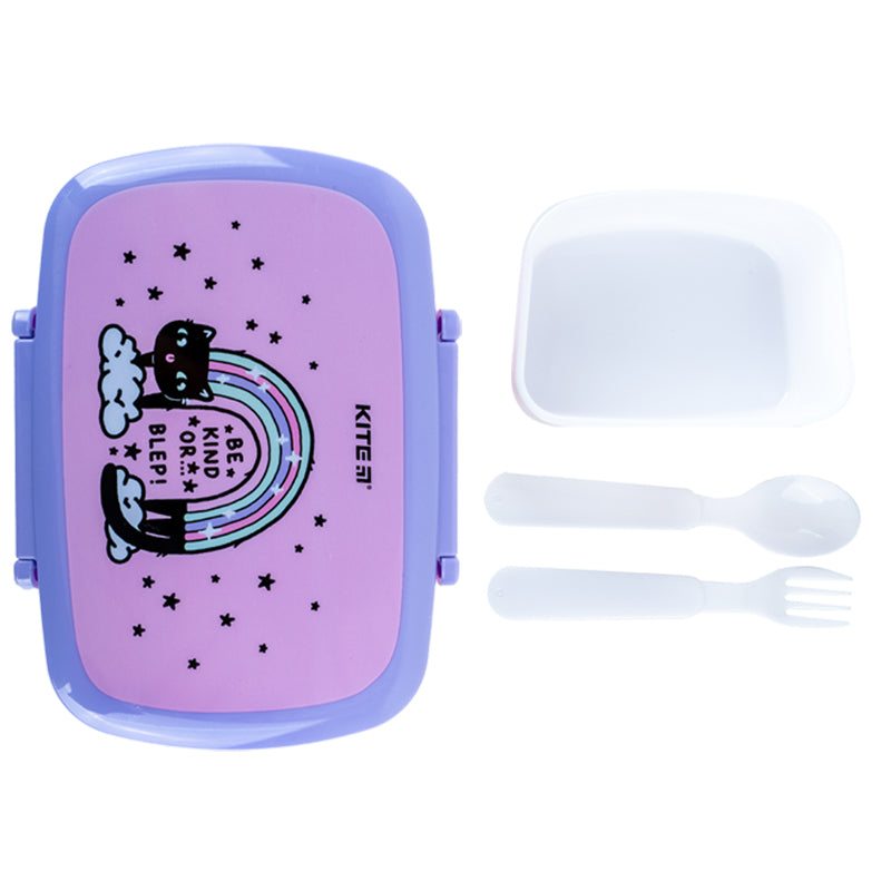 Ланчбокс з наповненням Kite Rainbow Cat K24-163-2, 750 мл