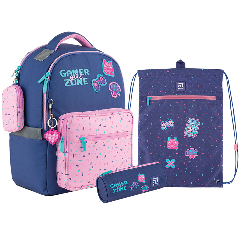 Backpack Kite Education Pixel Love K24-770M-1