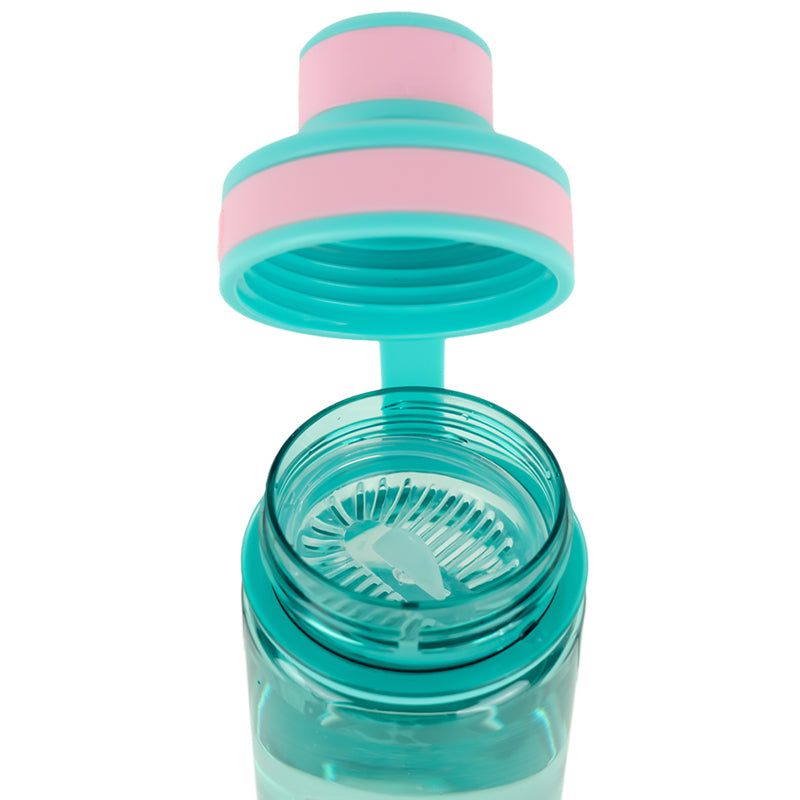 Water bottle Kite Rainbow Catcorn K24-397-2, 500 ml, turquoise