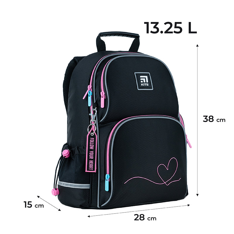 Backpack Kite Education Heart K24-702M-1 (LED)