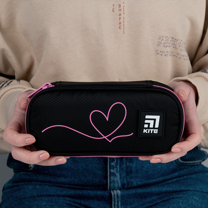 Pencil case Kite Heart K24-662-9