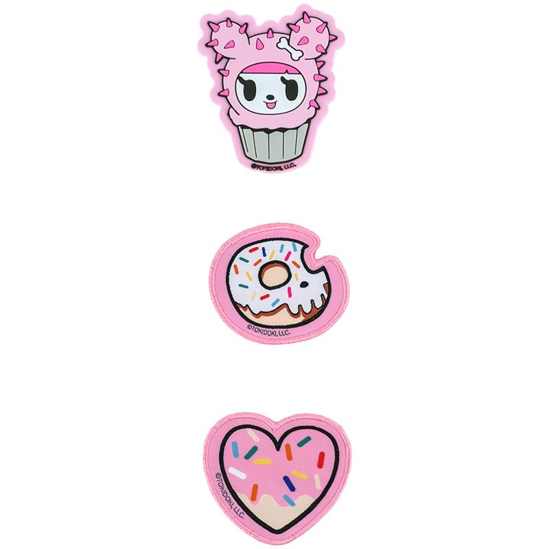 Set of velcro badges Kite tokidoki TK24-3012-2, 3 pcs.