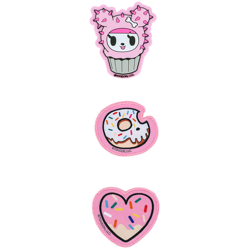 Set of velcro badges Kite tokidoki TK24-3012-2, 3 pcs.